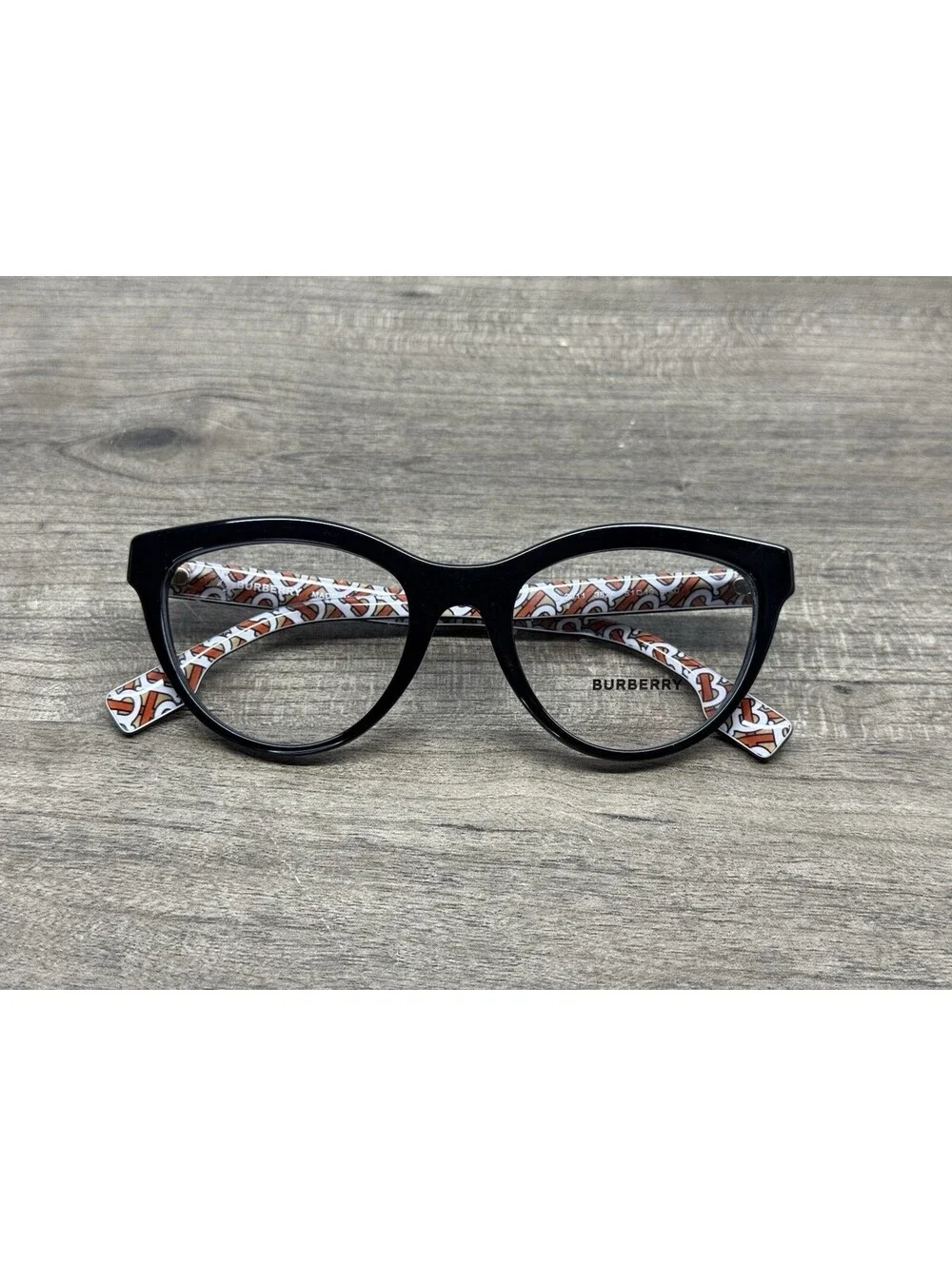 BURBERRY B 2311 3824 Eyeglasses Frames Black 51[]19-140 Demo Lens Designer Italy